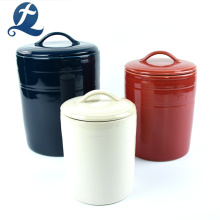 Colorful Of Ceramic Candy Storage Jars With Lid